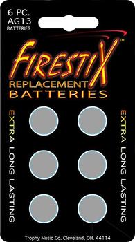 Batterier til FireStix. 3 stk til hver stik. I alt 6 stk.